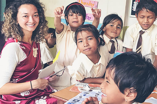 An American student travelled all the way to Shillong to make a difference