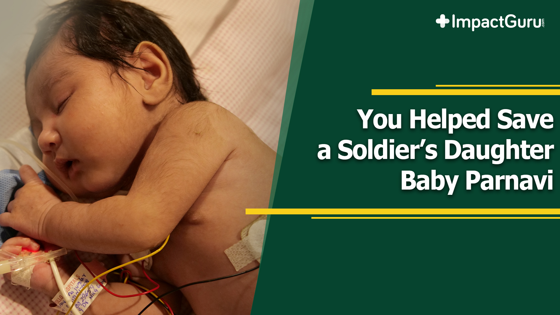 Generous Donors Save BSF Constableâ€™s Newborn, Baby Parnavi