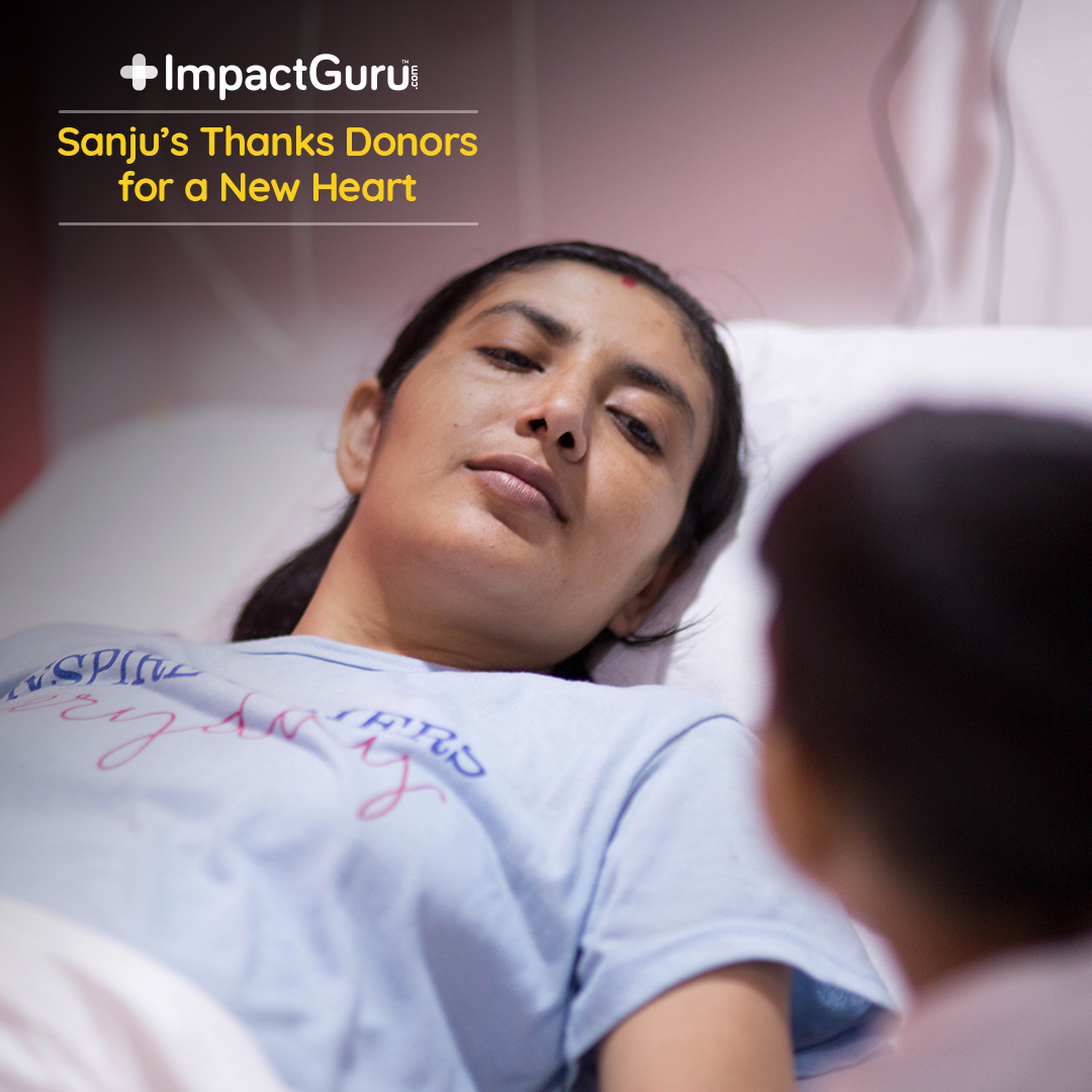 Crowdfunding givesÂ young mother Sanju the gift of a heart transplant